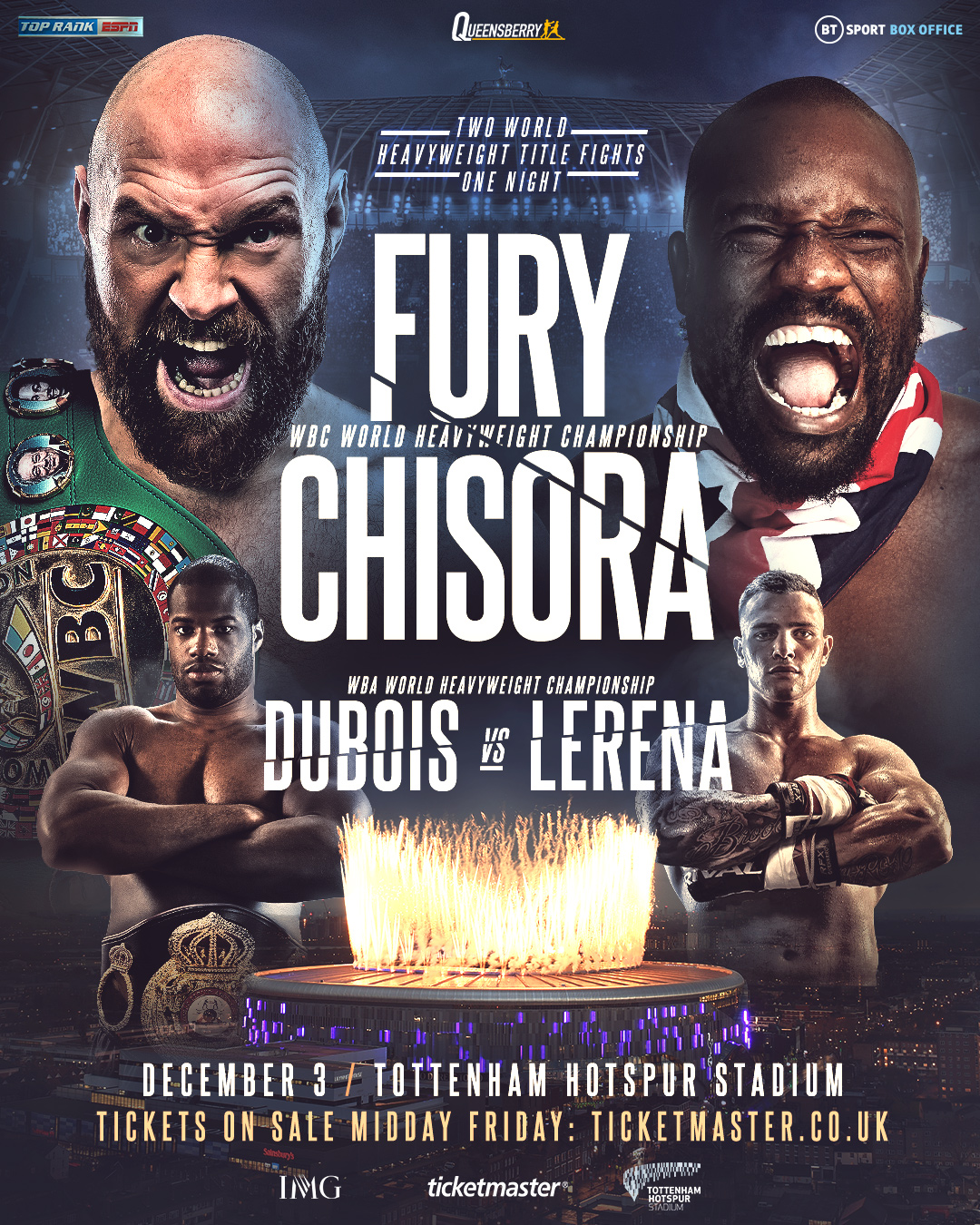 Tyson Fury vs Dereck Chisora 3