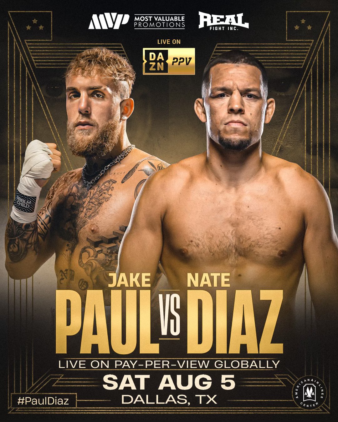 Jake Paul vs Nate Diaz